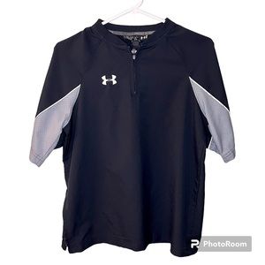 Under Armour All Season Quarter Zip Short Sleeve Baseball Warm Up, Youth…